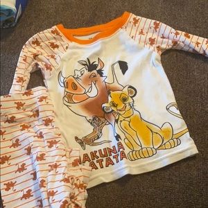 Boys long sleeve pajama set